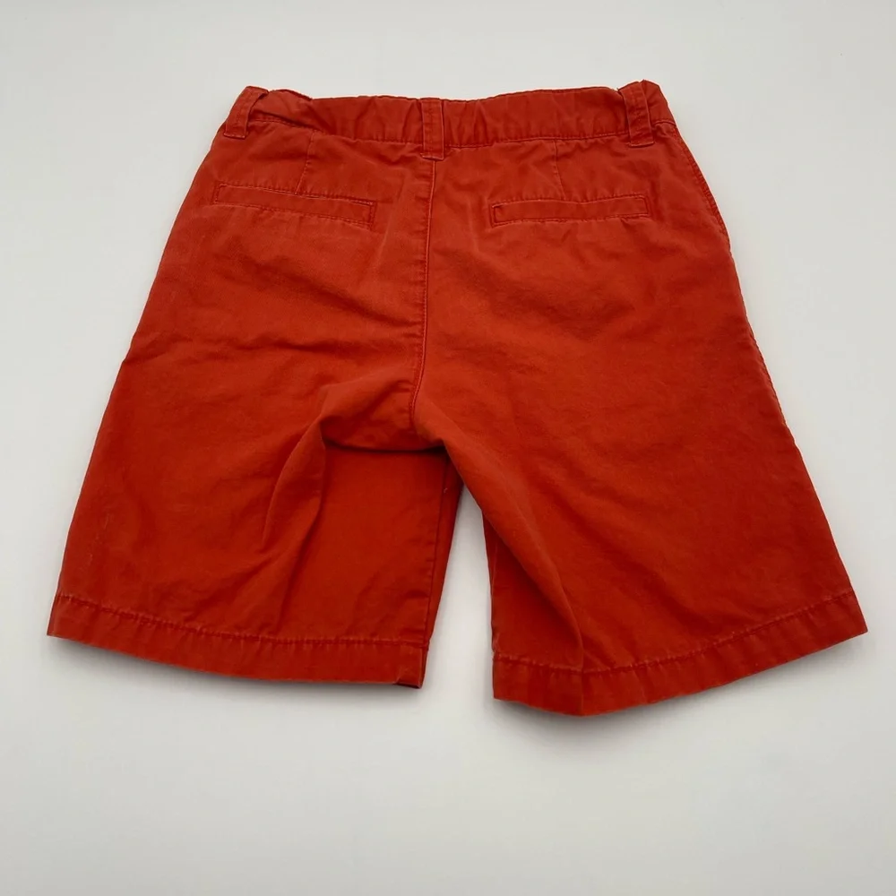 Gymboree Boys Vibrant Orange Flat Front Shorts Size 7